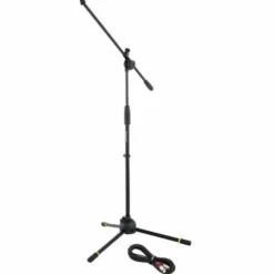 Roadworx Mic Stand + Cable 10 m Pack