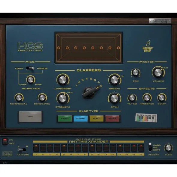 Robotic Bean Hand Clap Studio