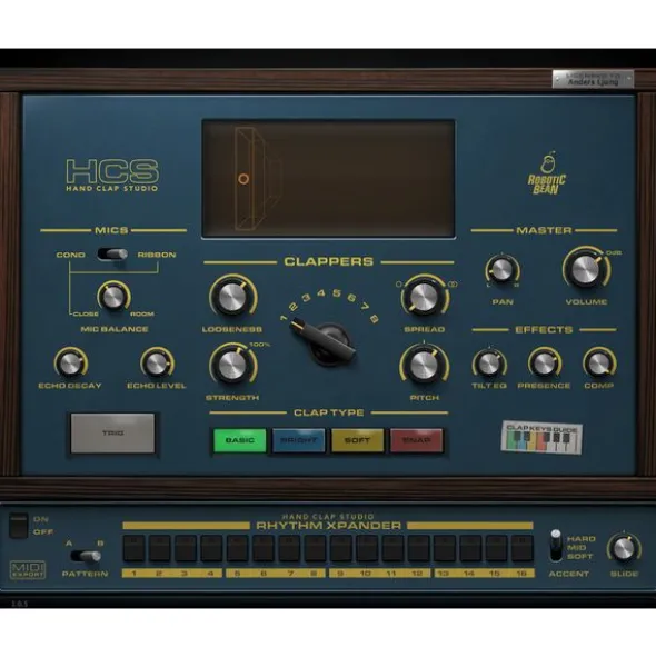 Robotic Bean Hand Clap Studio