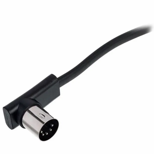 Rockboard Flat MIDI Cable 30cm Black