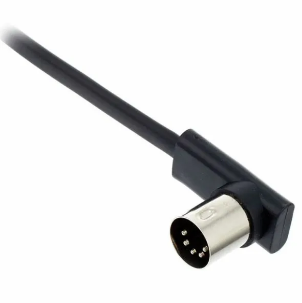 Rockboard Flat MIDI Cable 1000cm Black