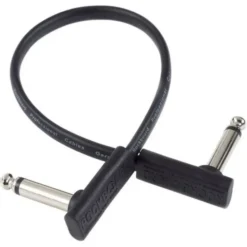 Rockboard Flat Patch Cable Black 20 cm