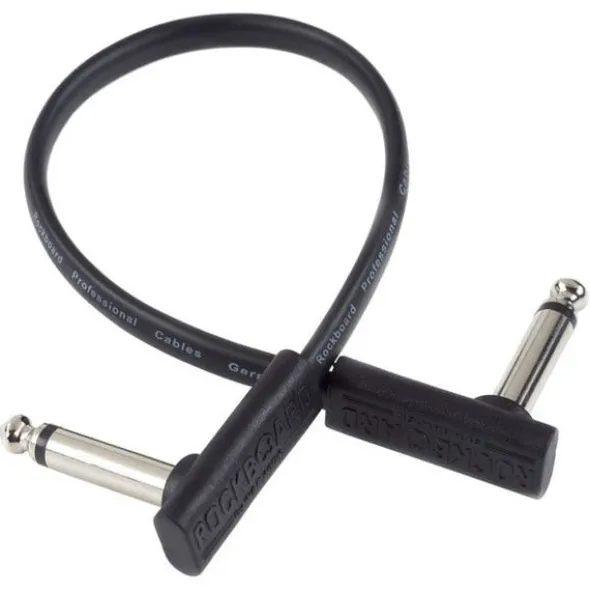 Rockboard Flat Patch Cable Black 20 cm