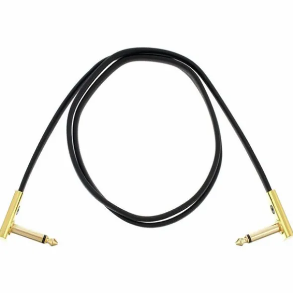 Rockboard Flat Patch Cable Gold 100 cm