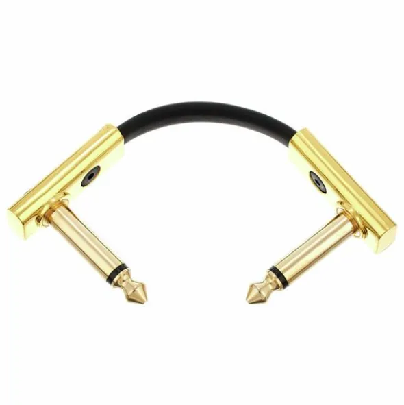 Rockboard Flat Patch Cable Gold 5 cm