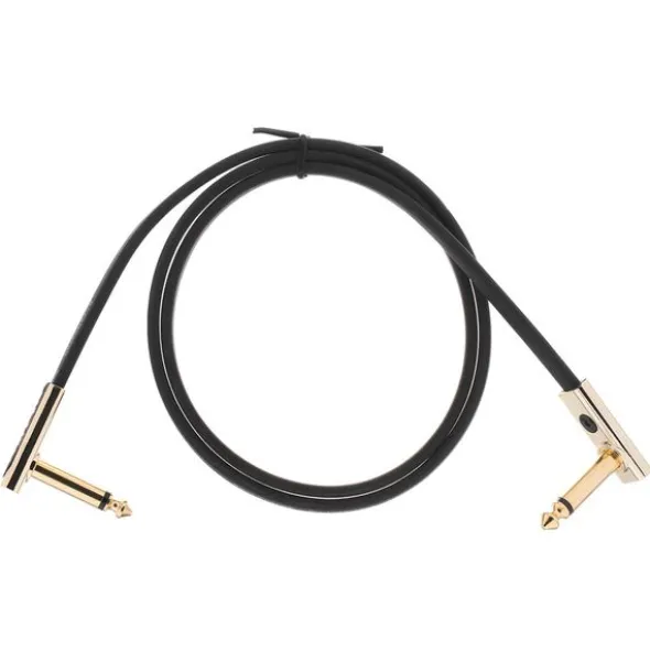 Rockboard Flat Patch Cable Gold 80 cm
