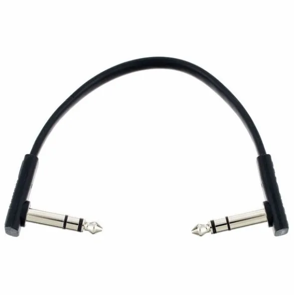 Rockboard Flat TRS Cable 15 cm BK