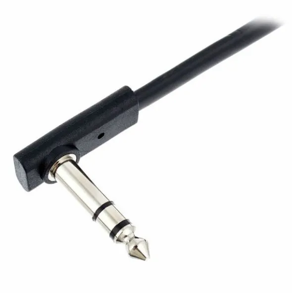 Rockboard Flat TRS Cable 15 cm BK