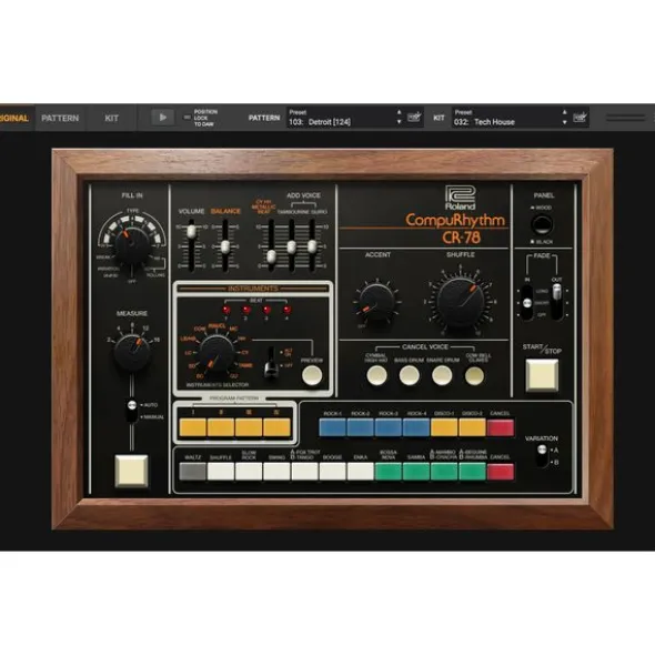 Roland Cloud CR-78 Rhythm Composer