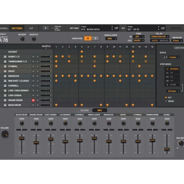Roland Cloud CR-78 Rhythm Composer