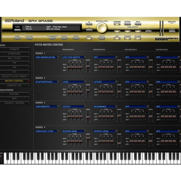 Roland Cloud SRX Brass