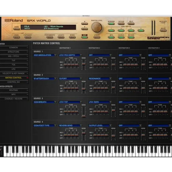 Roland Cloud SRX World