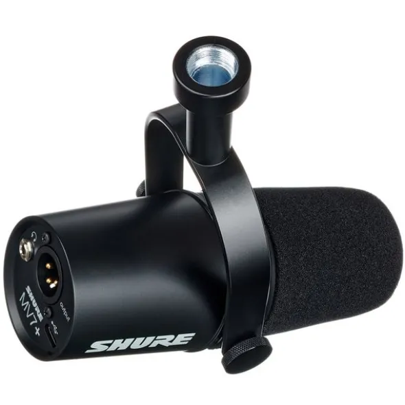 Shure MV7 Plus Broadcast Arm Bundle