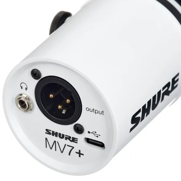 Shure MV7 Plus White