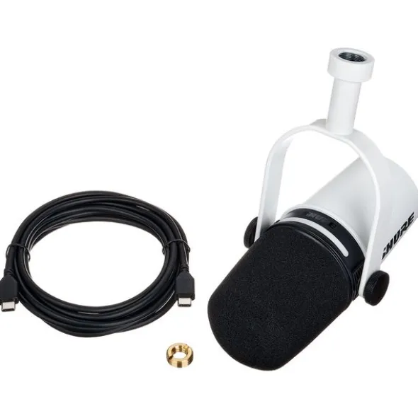 Shure MV7 Plus White