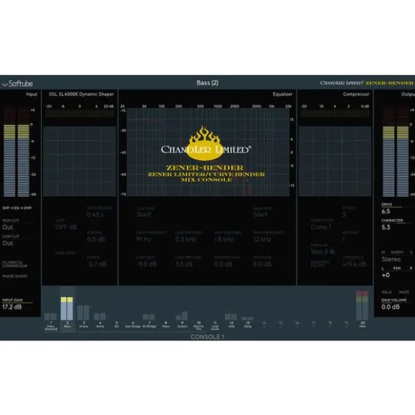Softube Chandler Zener-Bender Console1