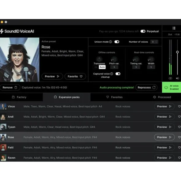Sonarworks SoundID VoiceAI +Voices Bundle
