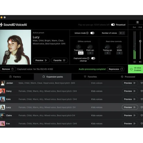 Sonarworks SoundID VoiceAI +Voices Bundle