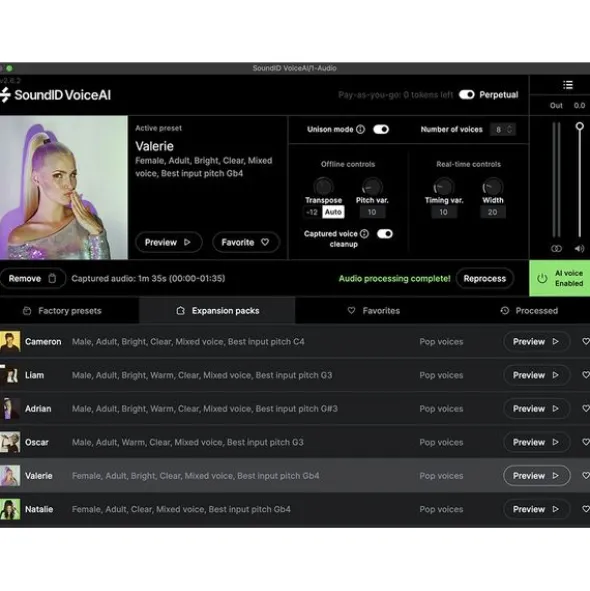 Sonarworks SoundID VoiceAI +Voices Bundle
