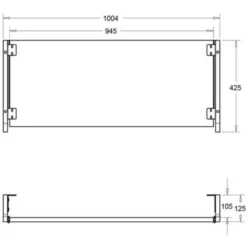 Studio Desk Pro Line CL Pull out Keyb. BK