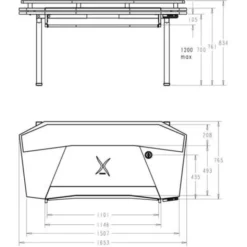 Studio Desk Xtreme Producer Workstation BK