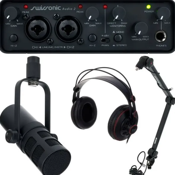 Swissonic Audio 2 Podcast Bundle