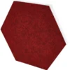 t.akustik Hexagon Melamine Bordeaux 25