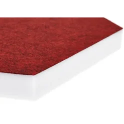 t.akustik Hexagon Melamine Bordeaux 25