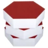 t.akustik Hexagon Melamine Bordeaux 75