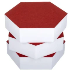 t.akustik Hexagon Melamine Bordeaux 75