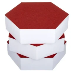 t.akustik Hexagon Melamine Bordeaux 75