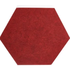 t.akustik Hexagon Melamine Bordeaux 75