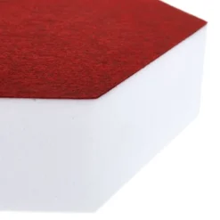t.akustik Hexagon Melamine Bordeaux 75