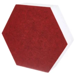 t.akustik Hexagon Melamine Bordeaux 75