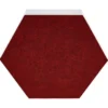t.akustik Hexagon Melamine Bordeaux 50