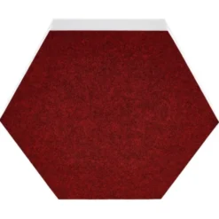 t.akustik Hexagon Melamine Bordeaux 50