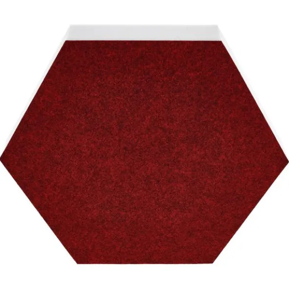 t.akustik Hexagon Melamine Bordeaux 50
