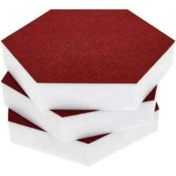 t.akustik Hexagon Melamine Bordeaux 50
