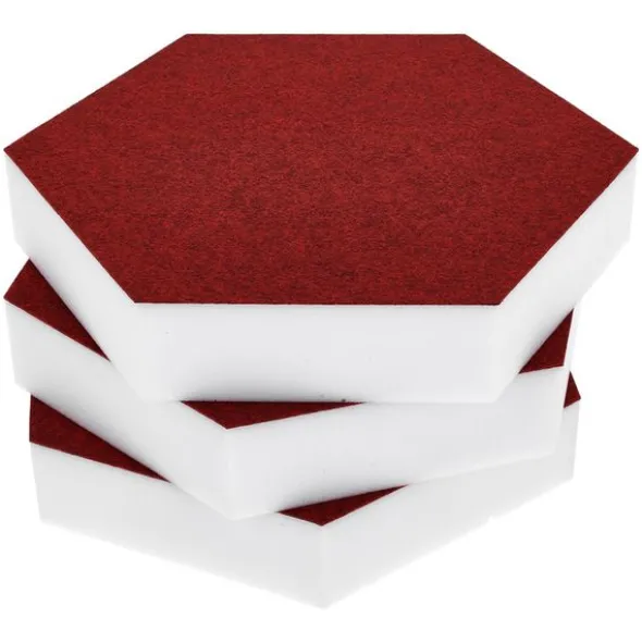 t.akustik Hexagon Melamine Bordeaux 50