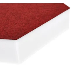 t.akustik Hexagon Melamine Bordeaux 50
