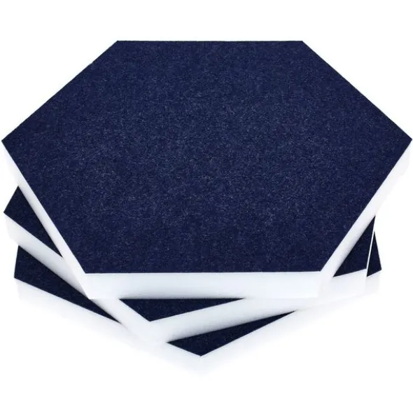 t.akustik Hexagon Melamine Dark Blue 25