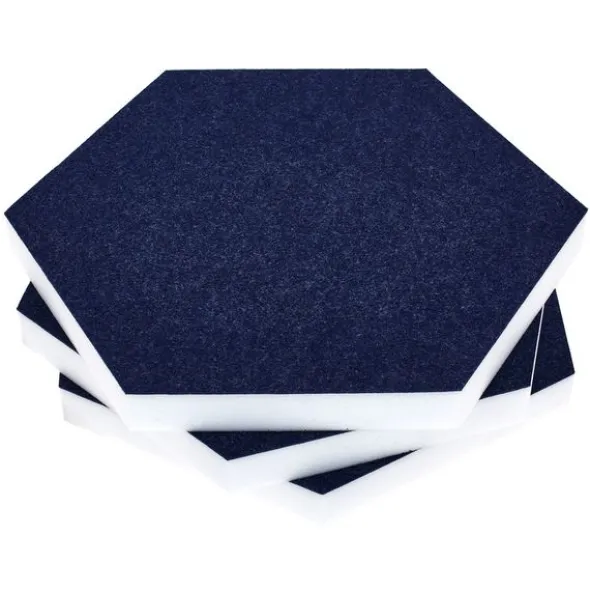 t.akustik Hexagon Melamine Dark Blue 25
