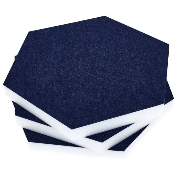 t.akustik Hexagon Melamine Dark Blue 25