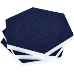 t.akustik Hexagon Melamine Dark Blue 25