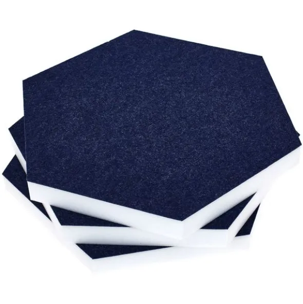 t.akustik Hexagon Melamine Dark Blue 25
