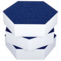 t.akustik Hexagon Melamine Dark Blue 75