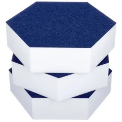 t.akustik Hexagon Melamine Dark Blue 75