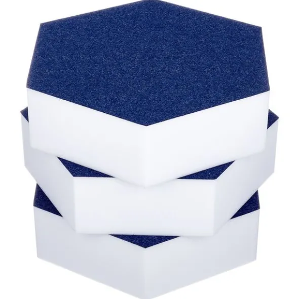 t.akustik Hexagon Melamine Dark Blue 75