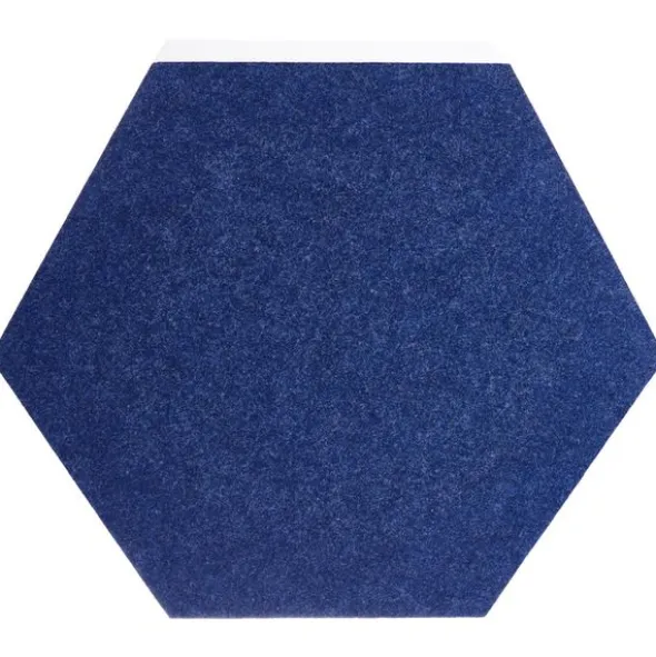 t.akustik Hexagon Melamine Dark Blue 75