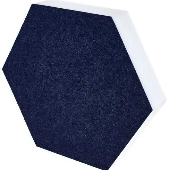 t.akustik Hexagon Melamine Dark Blue 50